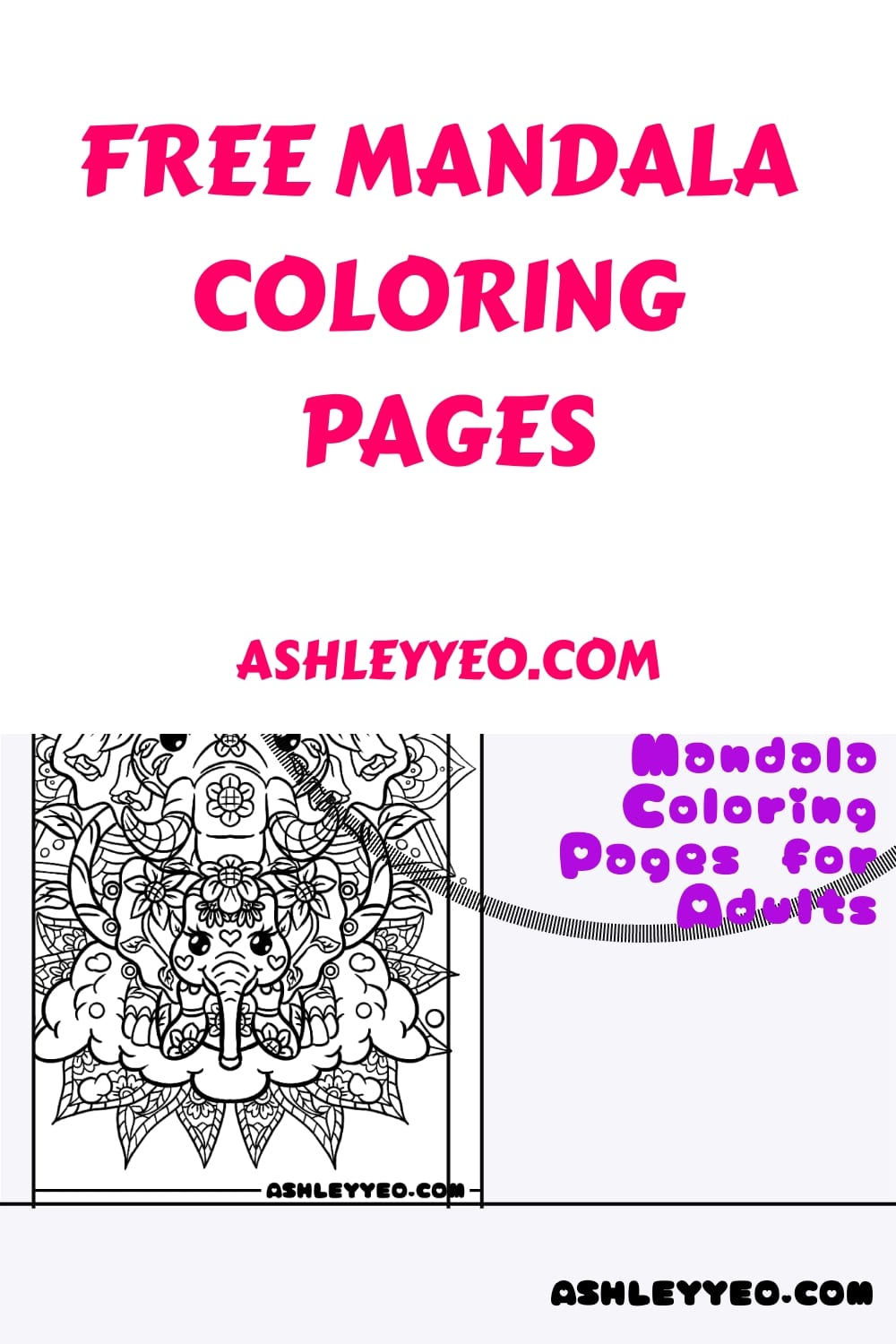 Free Mandala Coloring Pages Ashley Yeo