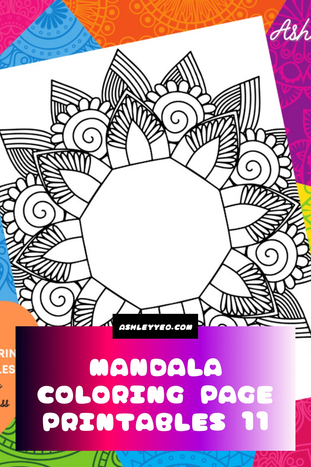 Mandala Coloring Page Printables 11