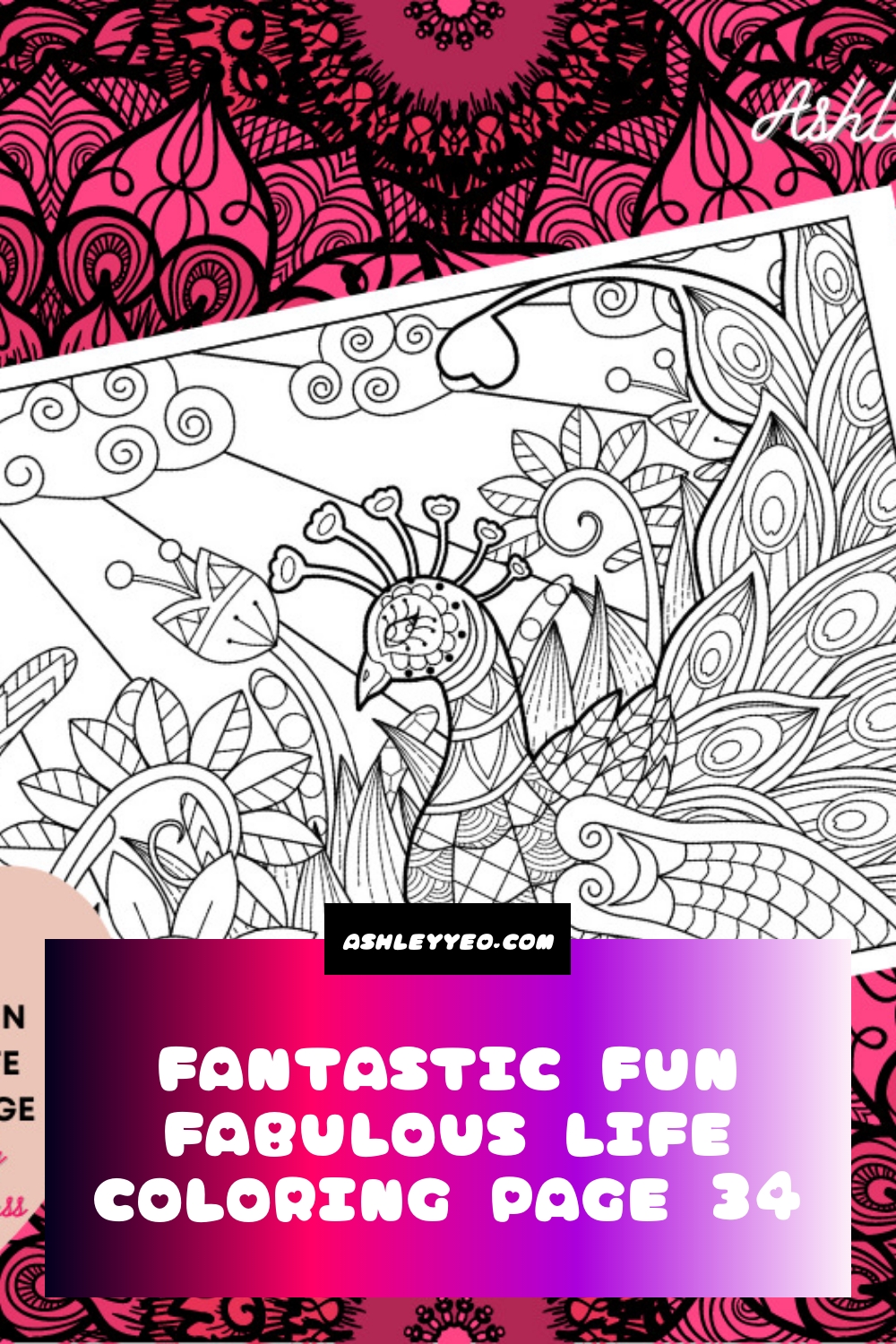 Fantastic Fun Fabulous Life Coloring Page 34