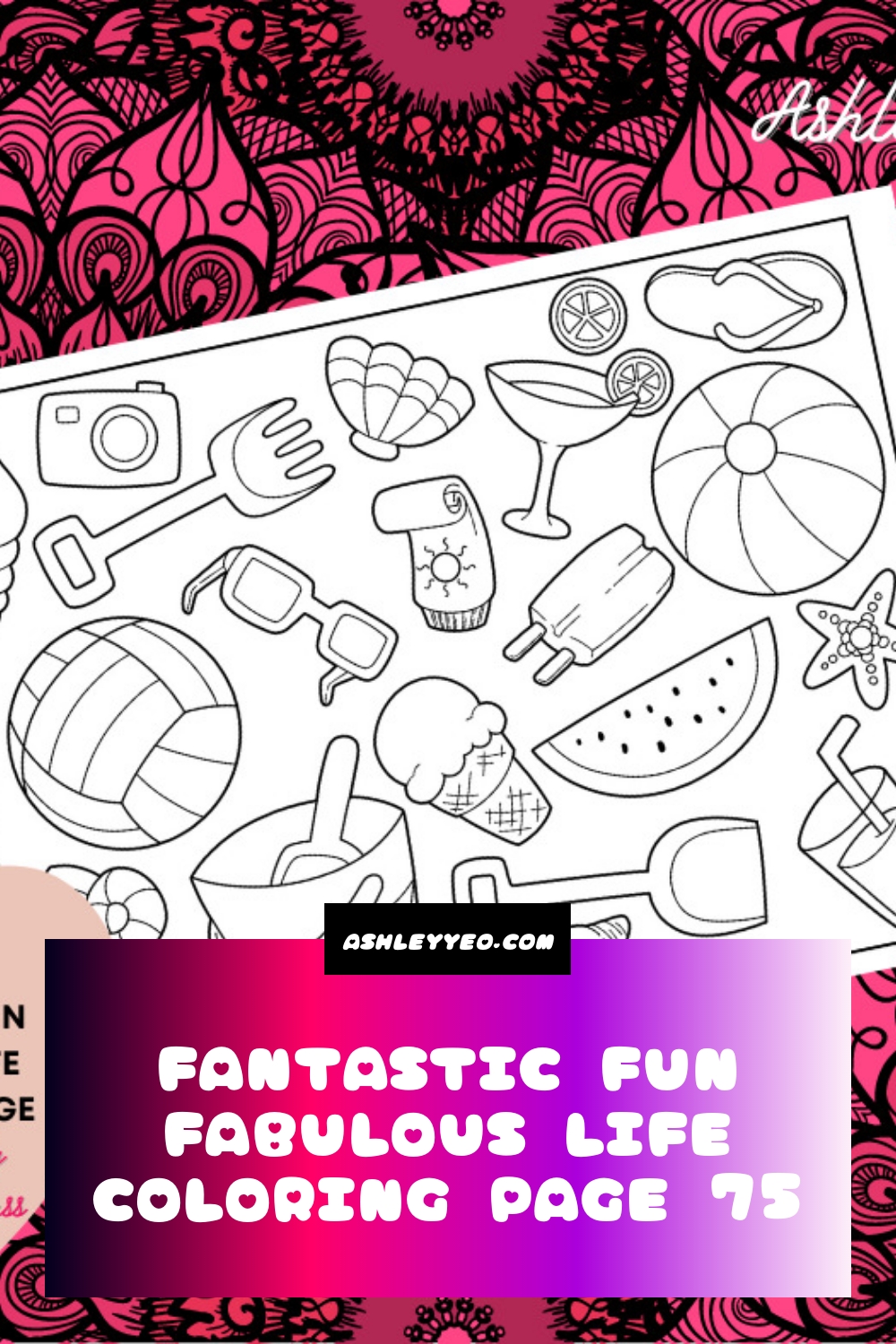 Fantastic Fun Fabulous Life Coloring Page 75