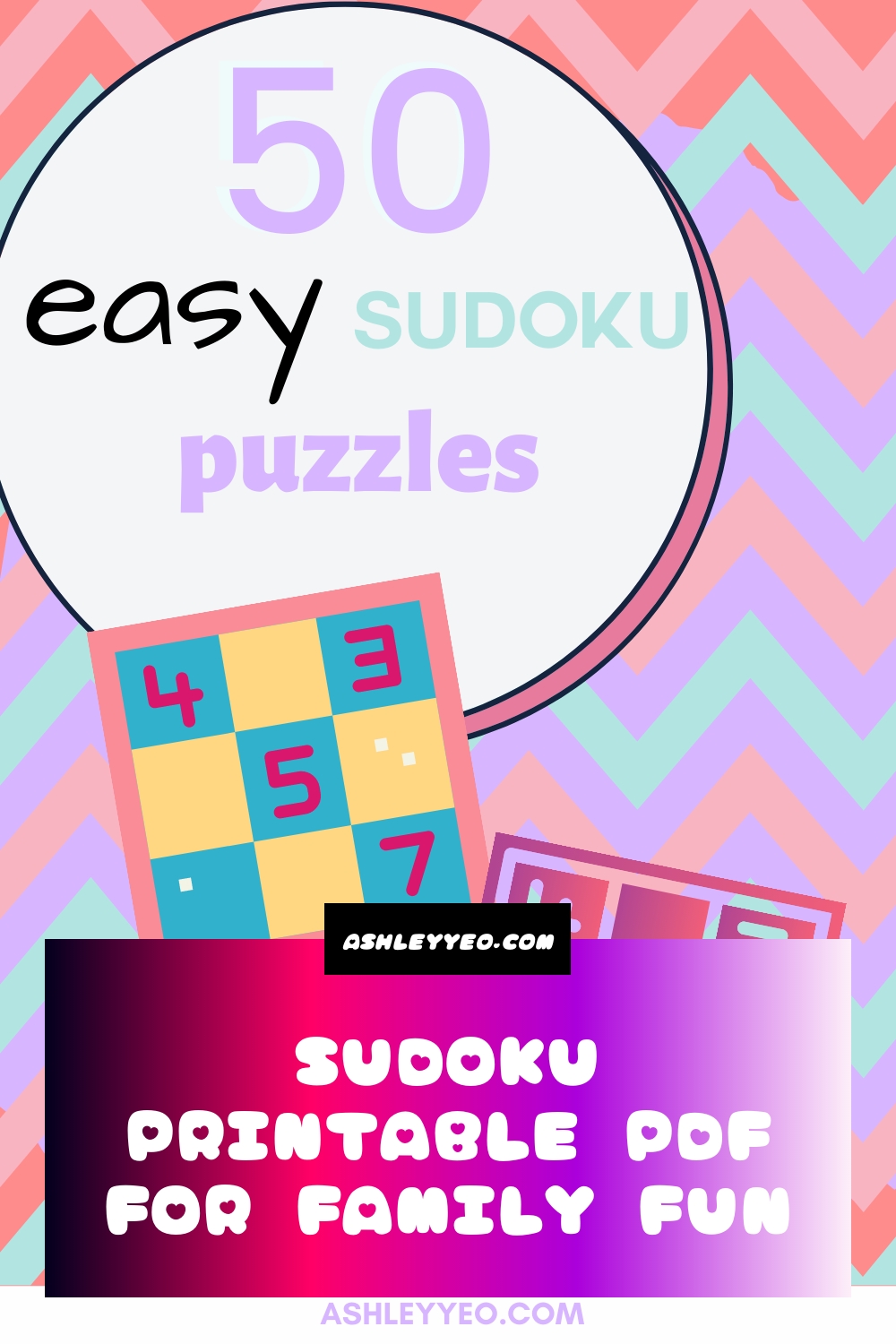 Sudoku Printable PDF For Family Fun