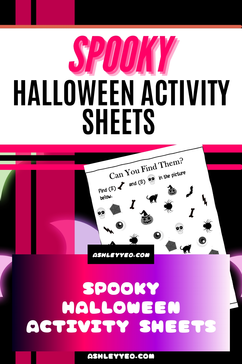 Spooky Halloween Activity Sheets