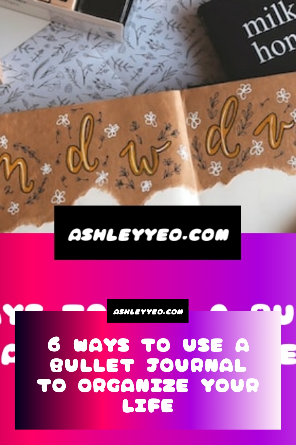 6 Ways To Use A Bullet Journal To Organize Your Life Ashley Yeo