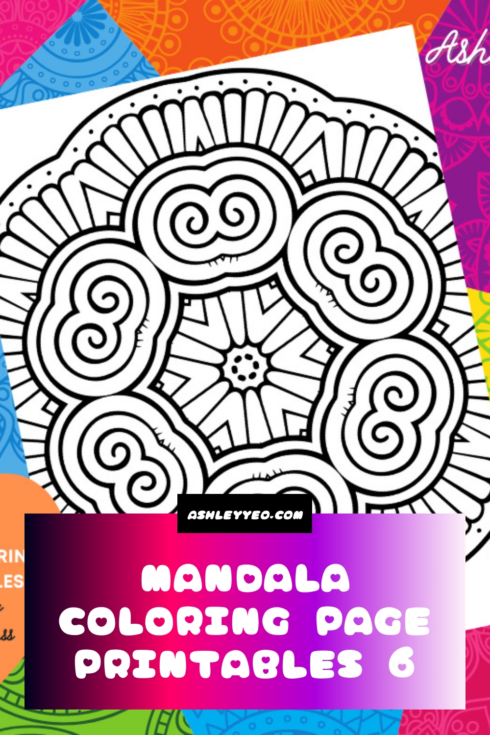 Mandala Coloring Page Printables 6