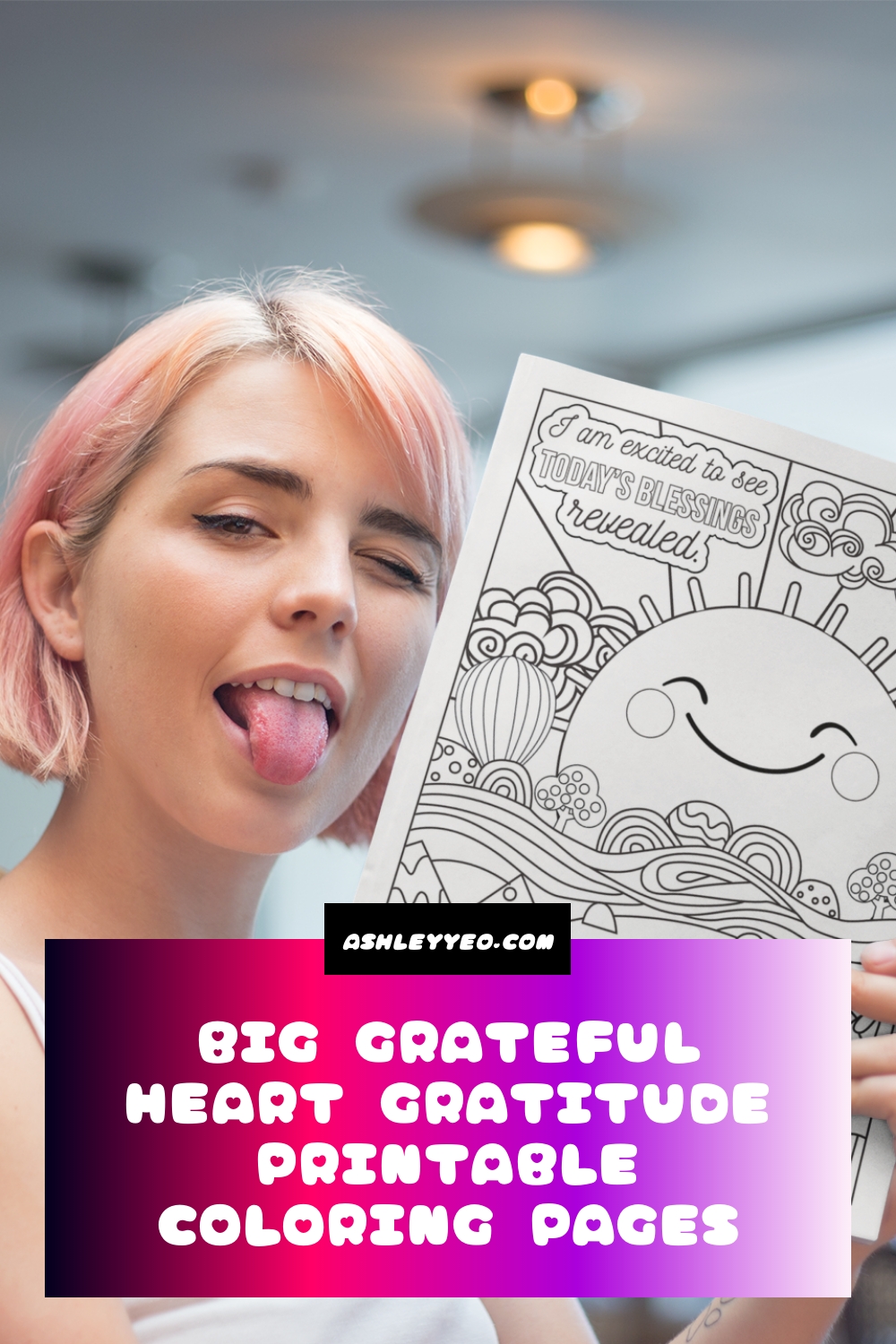 Big Grateful Heart Gratitude Printable Coloring Pages