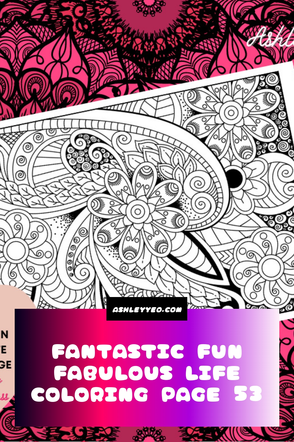 Fantastic Fun Fabulous Life Coloring Page 53