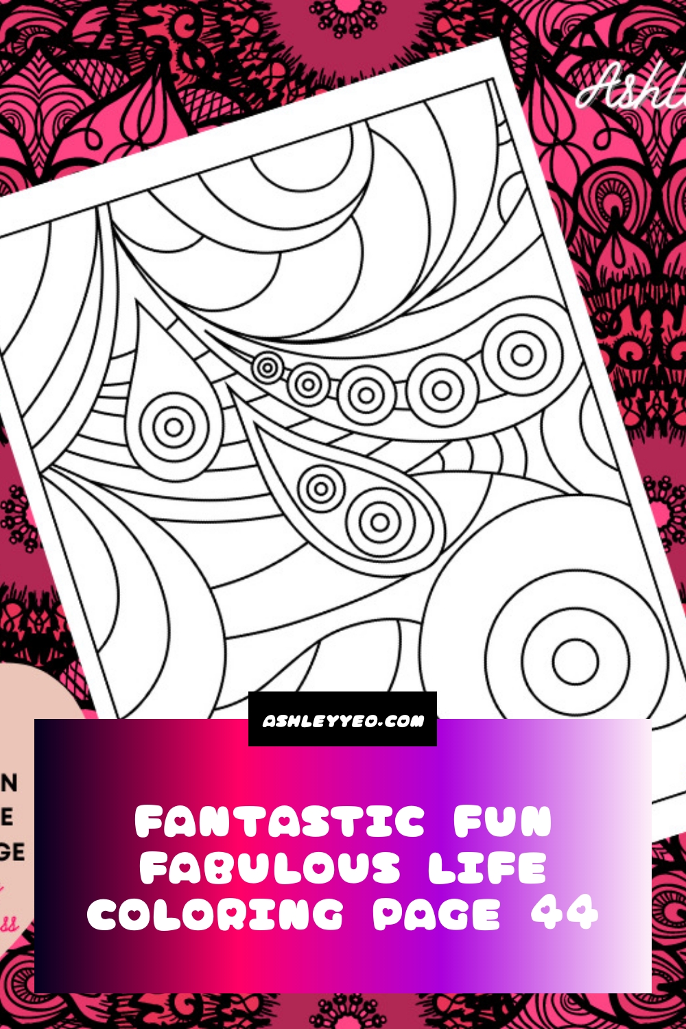 Fantastic Fun Fabulous Life Coloring Page 44