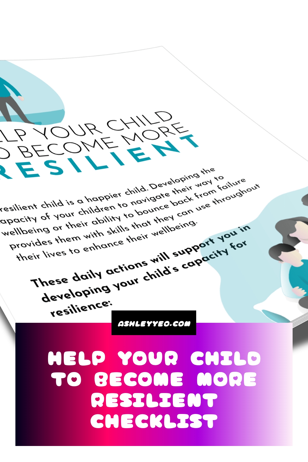 Help Your Child To Become More Resilient Checklist